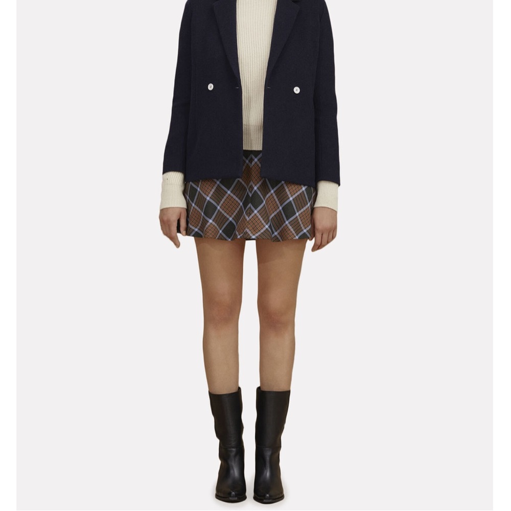 Samsoe Samsoe Kora Checked Mini Skirt - Picture 2 of 5